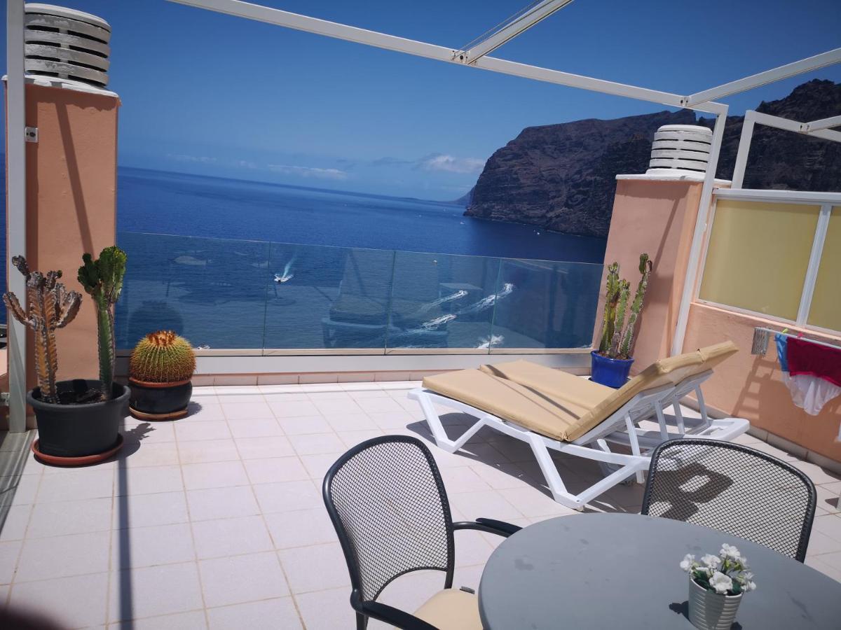 Luxury Apt. With Stunning Sea View Acantilado de los Gigantes Exteriör bild